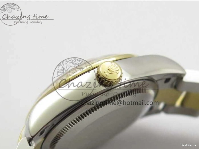 0106 FashionForward Datejust 31mm 278273 SS YG BP Maker Best Edition Gray MOP Diamonds Dial on SS YG Oyster Bracelet 2720